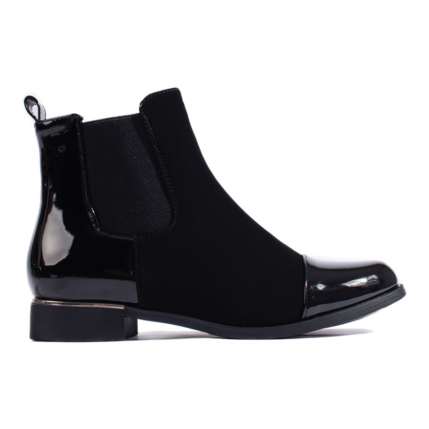 Sorte Shelovet støvler kvinder - KeeShoes