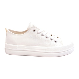 Big Star Low Sneakers med snøre LL274968 Hvid