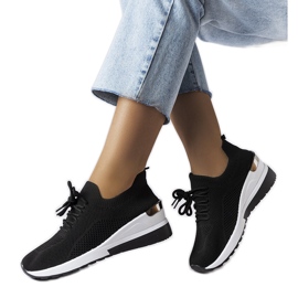 Inna Sorte wedge sneakers fra Alberica