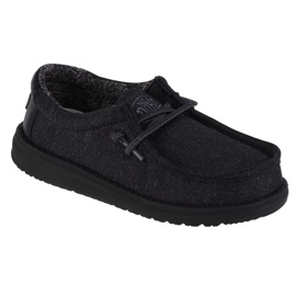 Hey Dude Wally Youth Basic 40041-001 sko sort