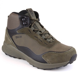 Herre sportssko højisoleret khaki Big Star MM174333 grøn