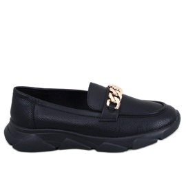 Seastar Loafers med sportssål fra Dovima Black sort