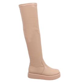 Baird Beige Chunky Sole Støvler