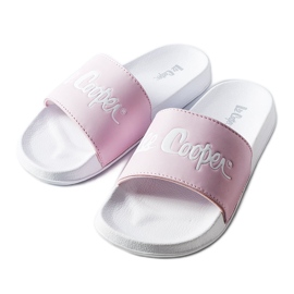 Lee Cooper LCW-23-42-1734L pink gummi hjemmesko lyserød