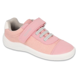 Børnesport Befado med velcro, pink/grå 451X002 lyserød