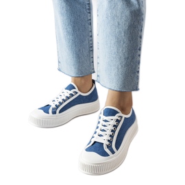 Blå Alfianello platform sneakers