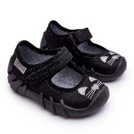 BEFADO S.A. Befado Shiny Cat Ballerina Hjemmesko 109P234 Sort
