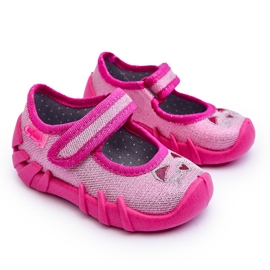 BEFADO S.A. Befado Shiny Cat Ballerina Hjemmesko 109P235 Pink sort