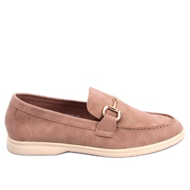 Milva Khaki loafers til kvinder beige
