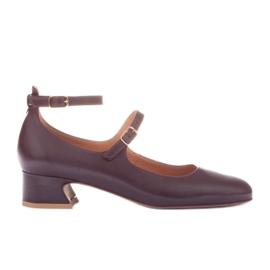 Marco Shoes Pumper med lås rød
