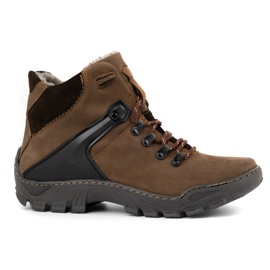 Olivier Herre vinter snestøvler 119 trekking nubuck brun