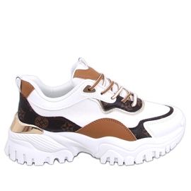 Nesbit White wedge sneakers hvid
