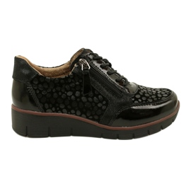 Filippo DP4912/23 BK lædersneakers, sorte