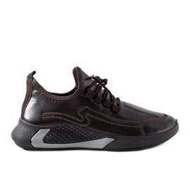 Brune herresneakers Monje