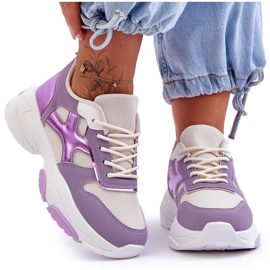 Seastar Lilla Cortes sneakers med snøre til kvinder violet