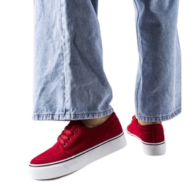 Røde Abboud øko-ruskind sneakers