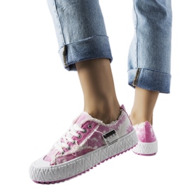 Inna Blå sneakers med slid fra Safiy