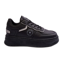 Damesportssko Sneakers Big Star MM274232 Sort