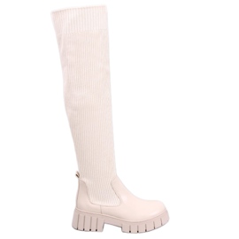 Støvler med en fleksibel overdel Rozier Beige