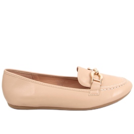 Amiya Khaki loafers til kvinder beige