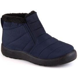 Vandtætte slip-on snestøvler News W EVE438B, marineblå