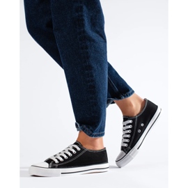 Klassiske sorte Shelovet sneakers
