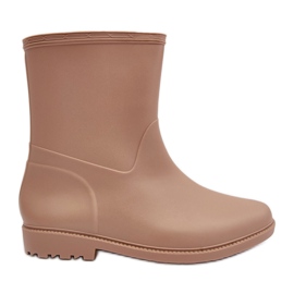 PS1 Klassiske Slip-On Wellington-støvler til kvinder Beige Solihia