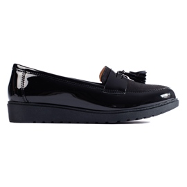 Shelovet platform loafers sort