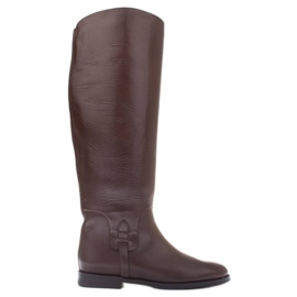 Marco Shoes Marley brede støvler brun
