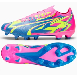 Puma Ultra Match Energy Luminous FG/MG M 107543 01 sko blå