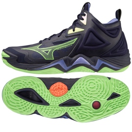 Mizuno Wave Momentum 3 Mid M V1GA231711 sko blå