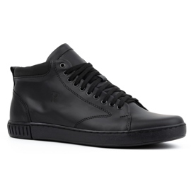 Polbut Herresneakers i læder, uisolerede, 2108, sorte