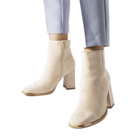 Beige ankelstøvler fra Cheney