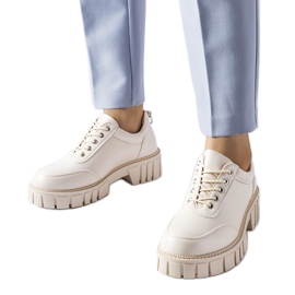 Beige elegante klassiske Severino sko