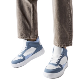 Blå Adite high-top sneakers