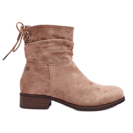 Evento Dame Ruskind Flade Støvler Beige Keresa
