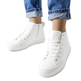 Hvide isolerede sneakers Big Star MM274017