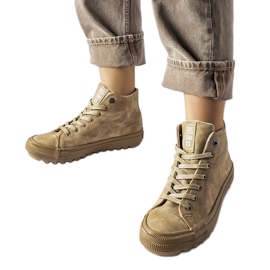 Beige isolerede sneakers Big Star GG274071