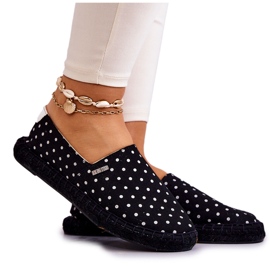 Kvinder Big Star Polka Dot Espadrilles JJ274867 Sort