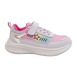 News Velcro sportssko til piger Multicolor Adriney hvid