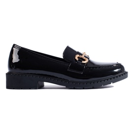 Patentsorte elegante Shelovet loafers