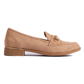 Kvinders beige Shelovet ruskind lords