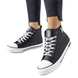 Sorte isolerede sneakers Big Star KK274598