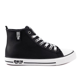 Sorte high-top herresneakers Big star KK174346
