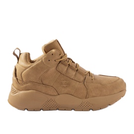 Caramel herresneakers Big Star KK174248 beige