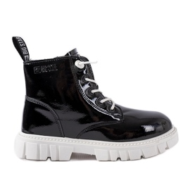 Sorte patentankelstøvler Big Star MM374147