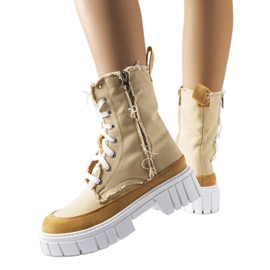 Beige isolerede Crispiero støvler