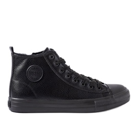 Sorte isolerede sneakers Big Star MM174012