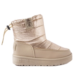 Beige snestøvler Big Star KK374221
