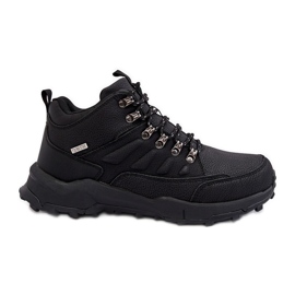 Isolerede mænds sneakers Black Big Star MM174156 sort